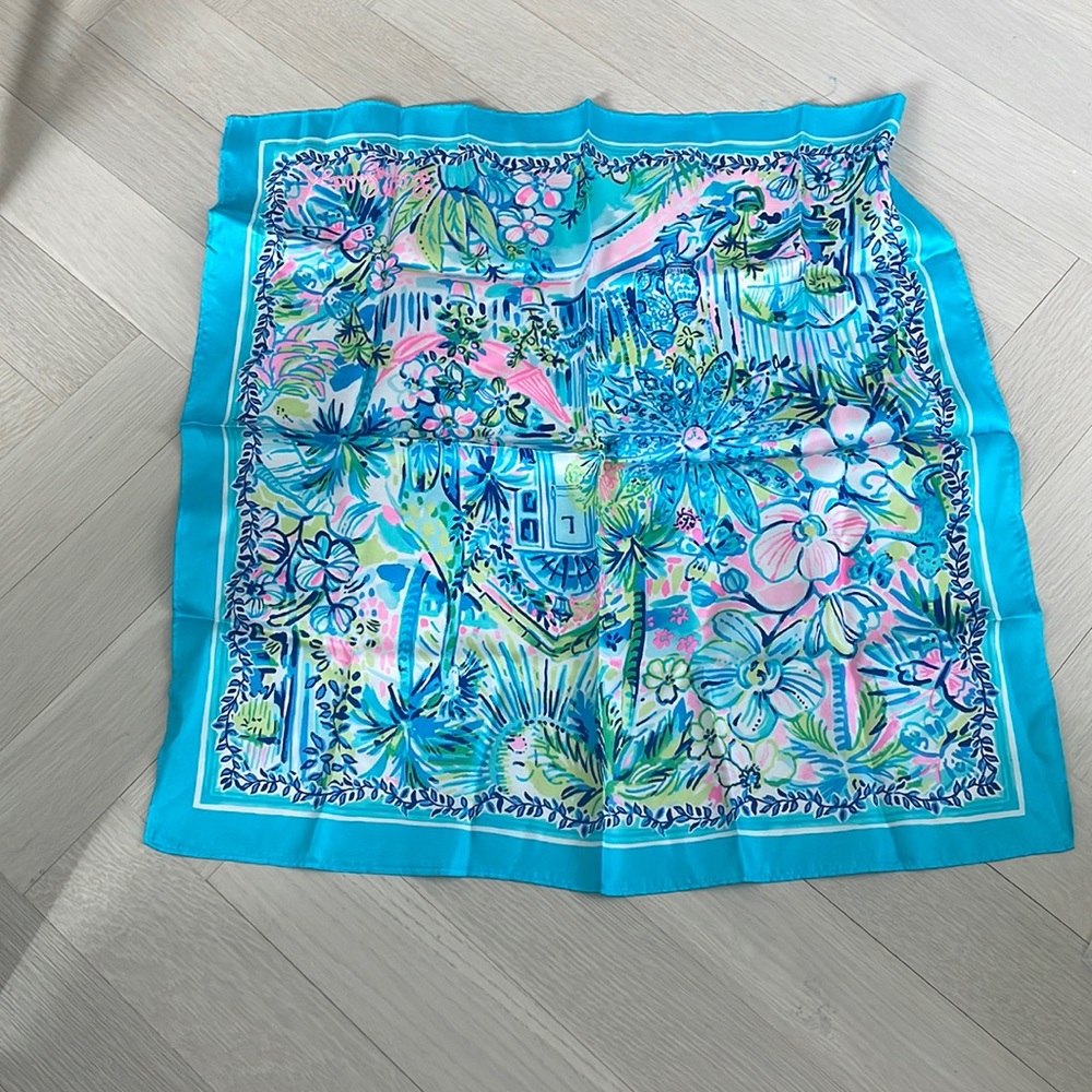 Lily Pulitzer vibrant scarf